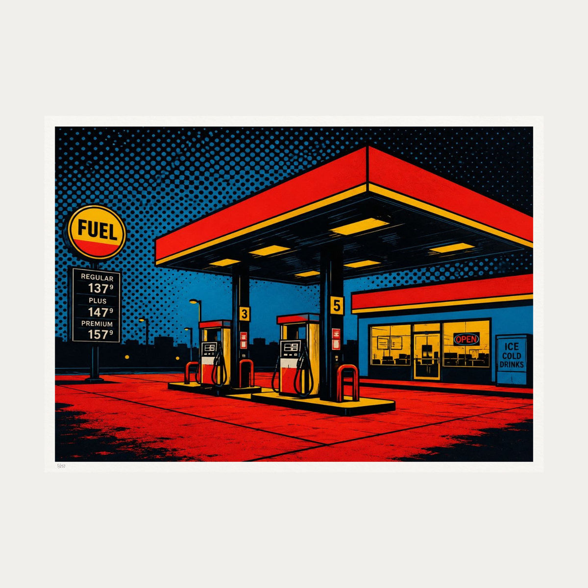 At The Pump | Limited Edition Print — Print Only