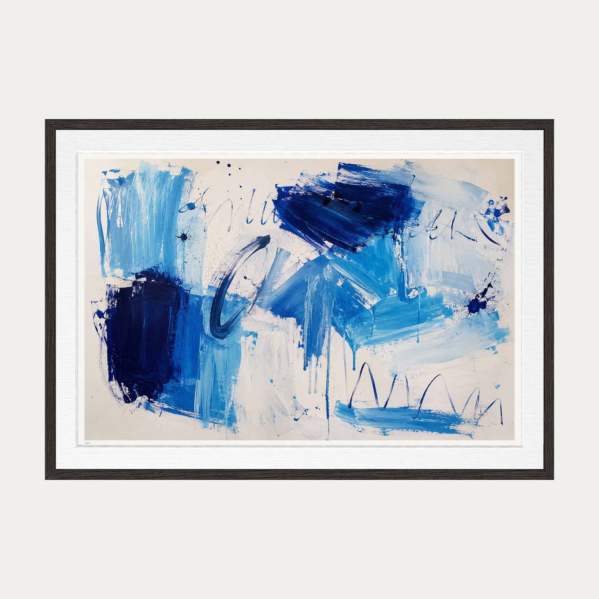 Azure | Limited Edition Print — Brown Frame