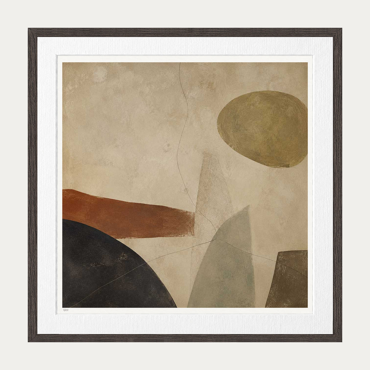 Balance | Limited Edition Print — Brown Frame