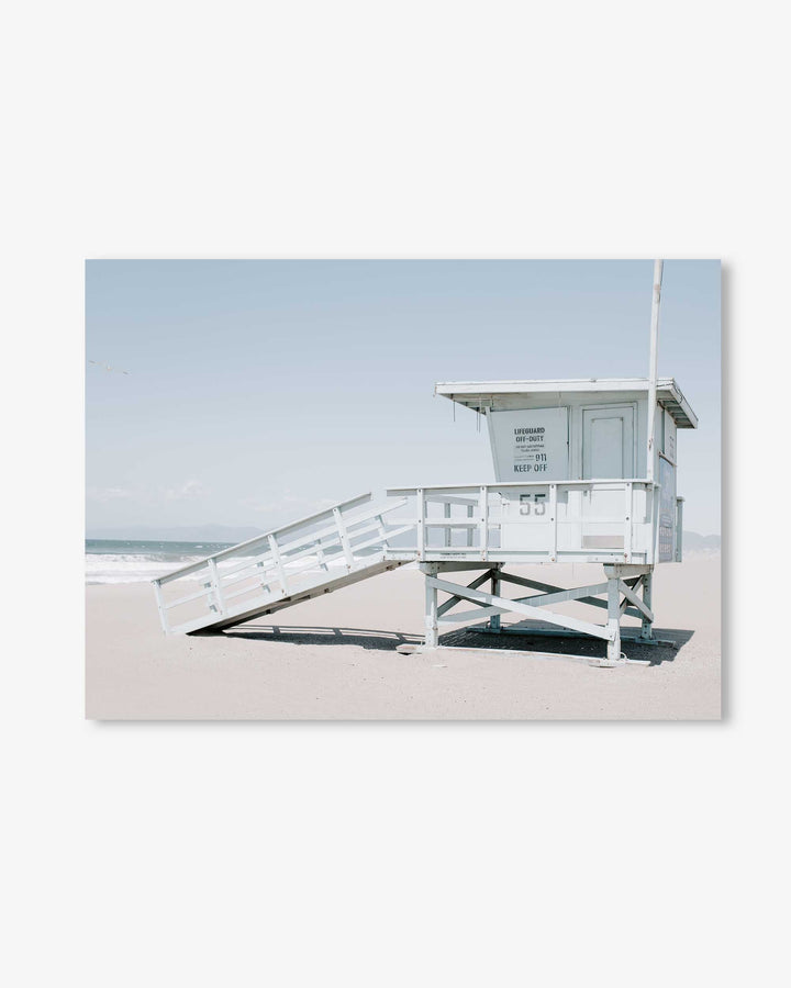 Beach House Wall Art Print