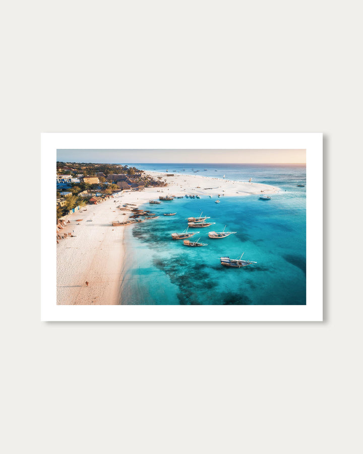 Tranquil Shore Wall Art Print