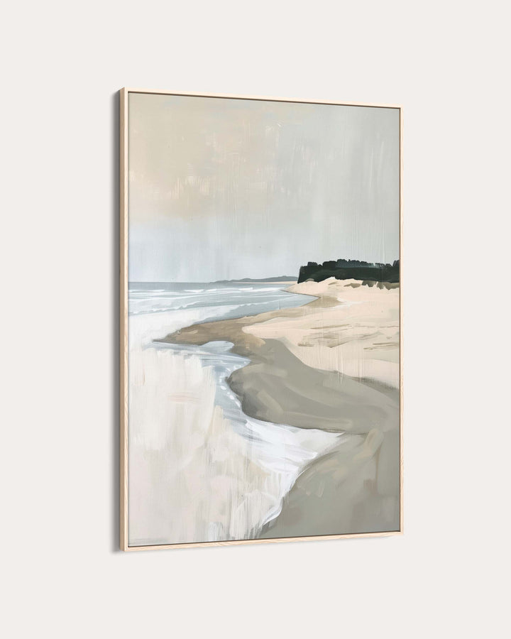 Walking On The Beach Art Print