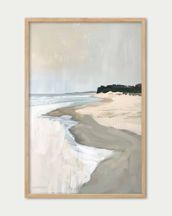 Walking On The Beach Art Print