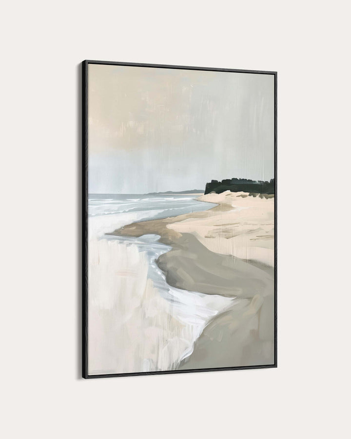 Walking On The Beach Art Print