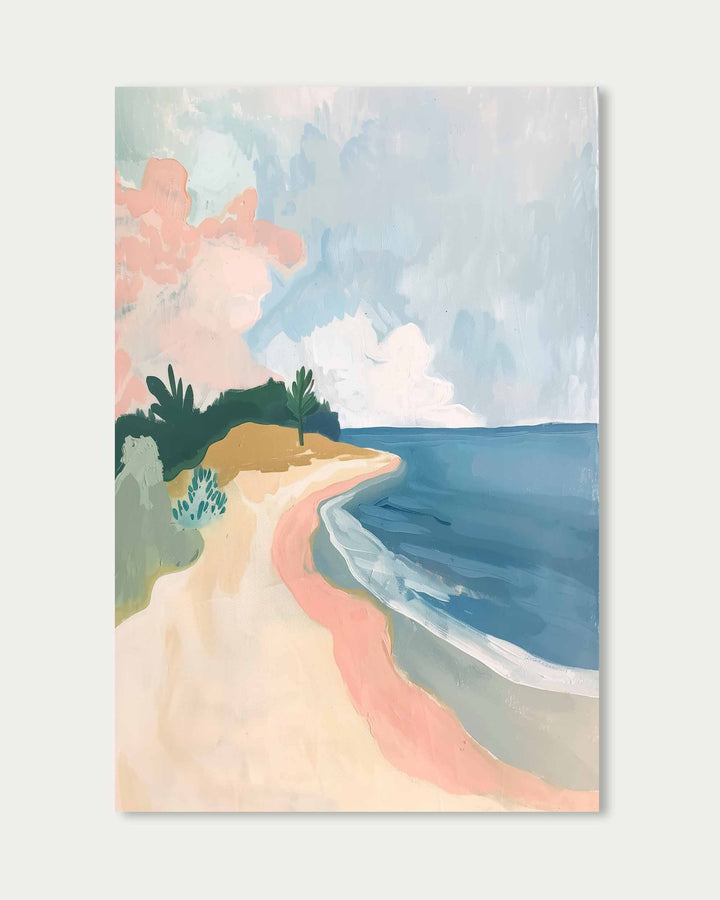 Beach Walk Wall Art Print