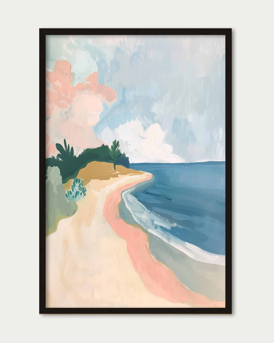 Beach Walk Wall Art Print