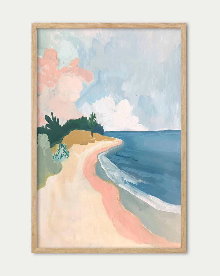 Beach Walk Wall Art Print