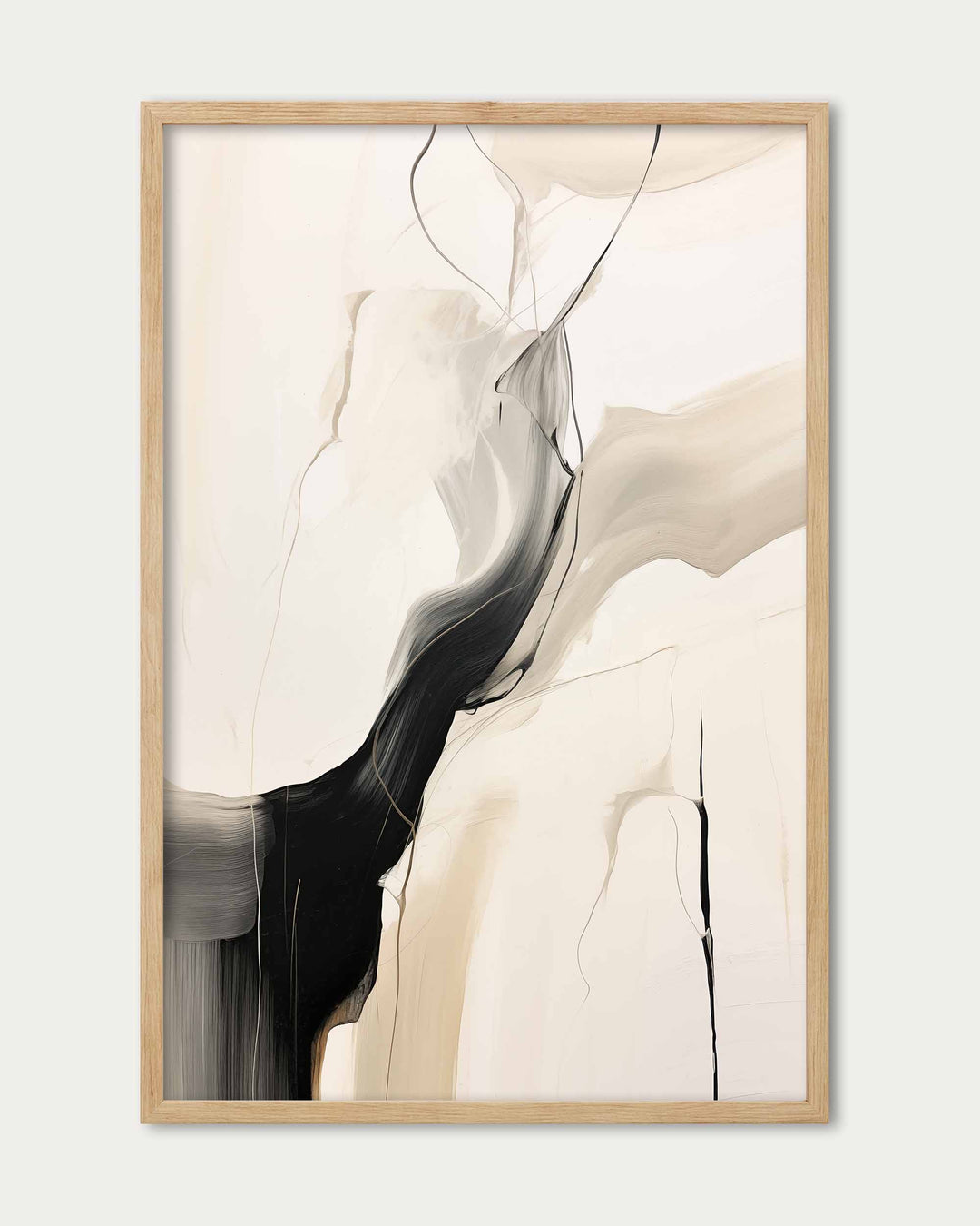 Abstract Beige Art Print