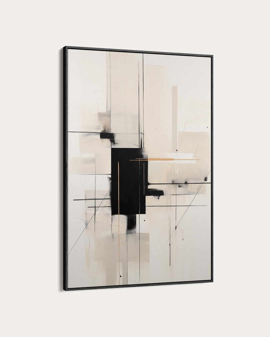 Geometric Beige Art Print