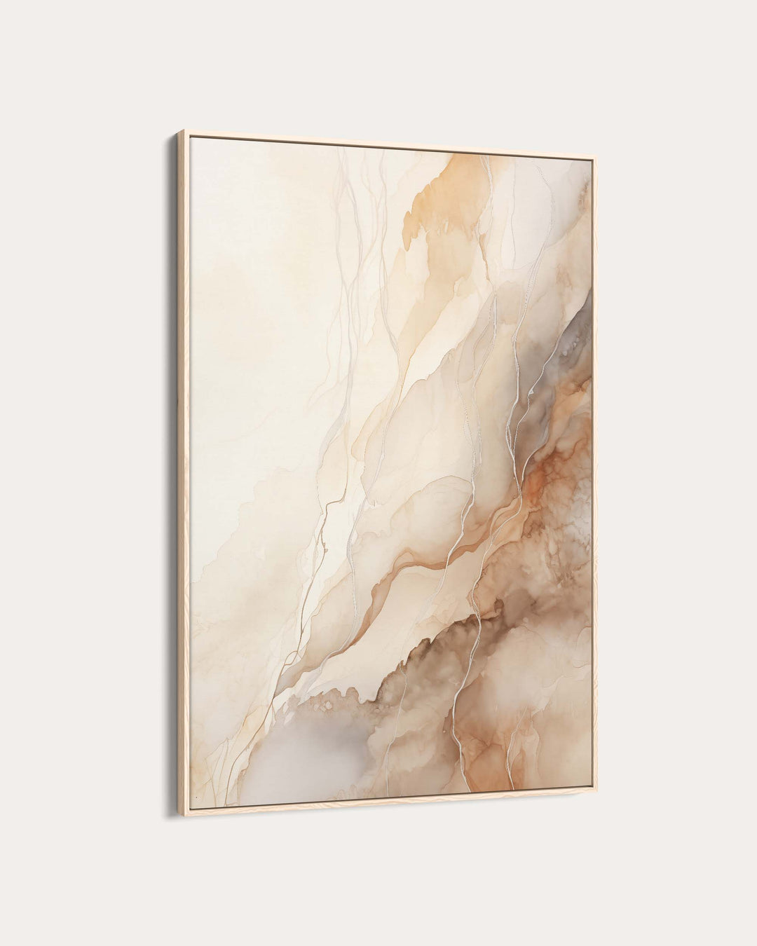 Marble Beige Art Print