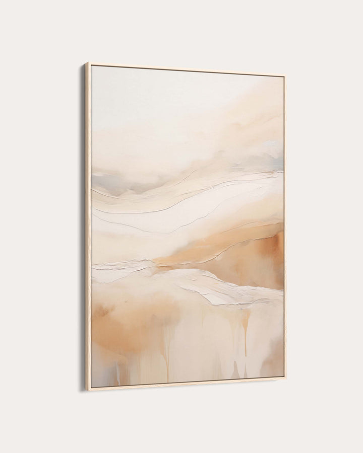 Marble Beige II Art Print