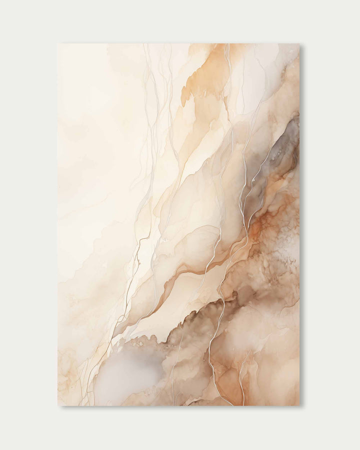 Marble Beige Art Print