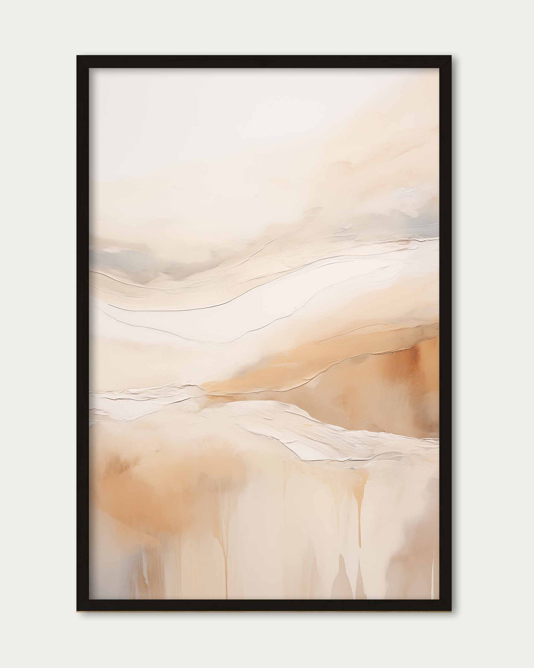 Marble Beige II Art Print