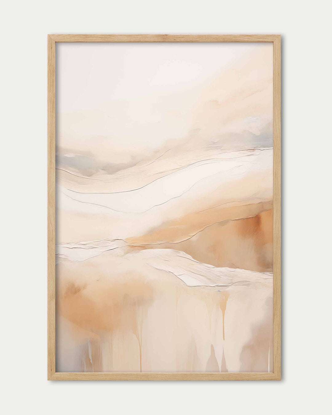 Marble Beige II Art Print