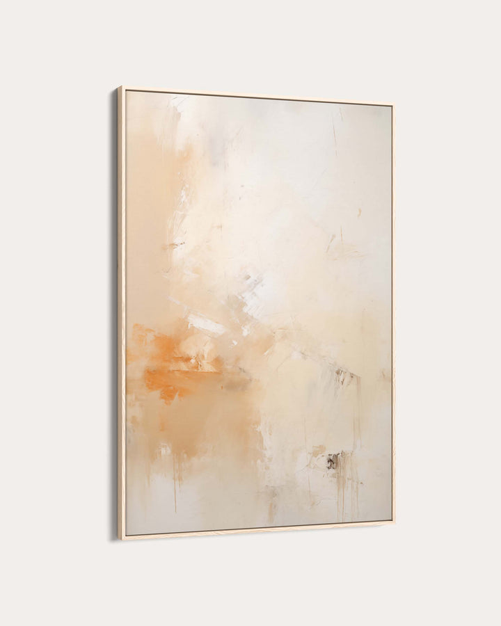 Abstract Peach Art Print