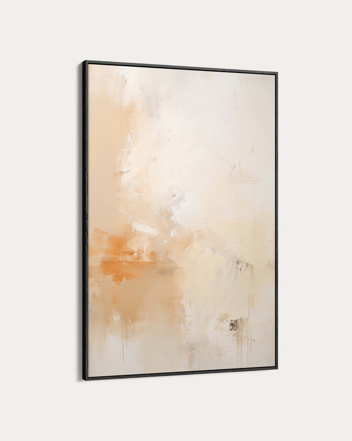 Abstract Peach Art Print