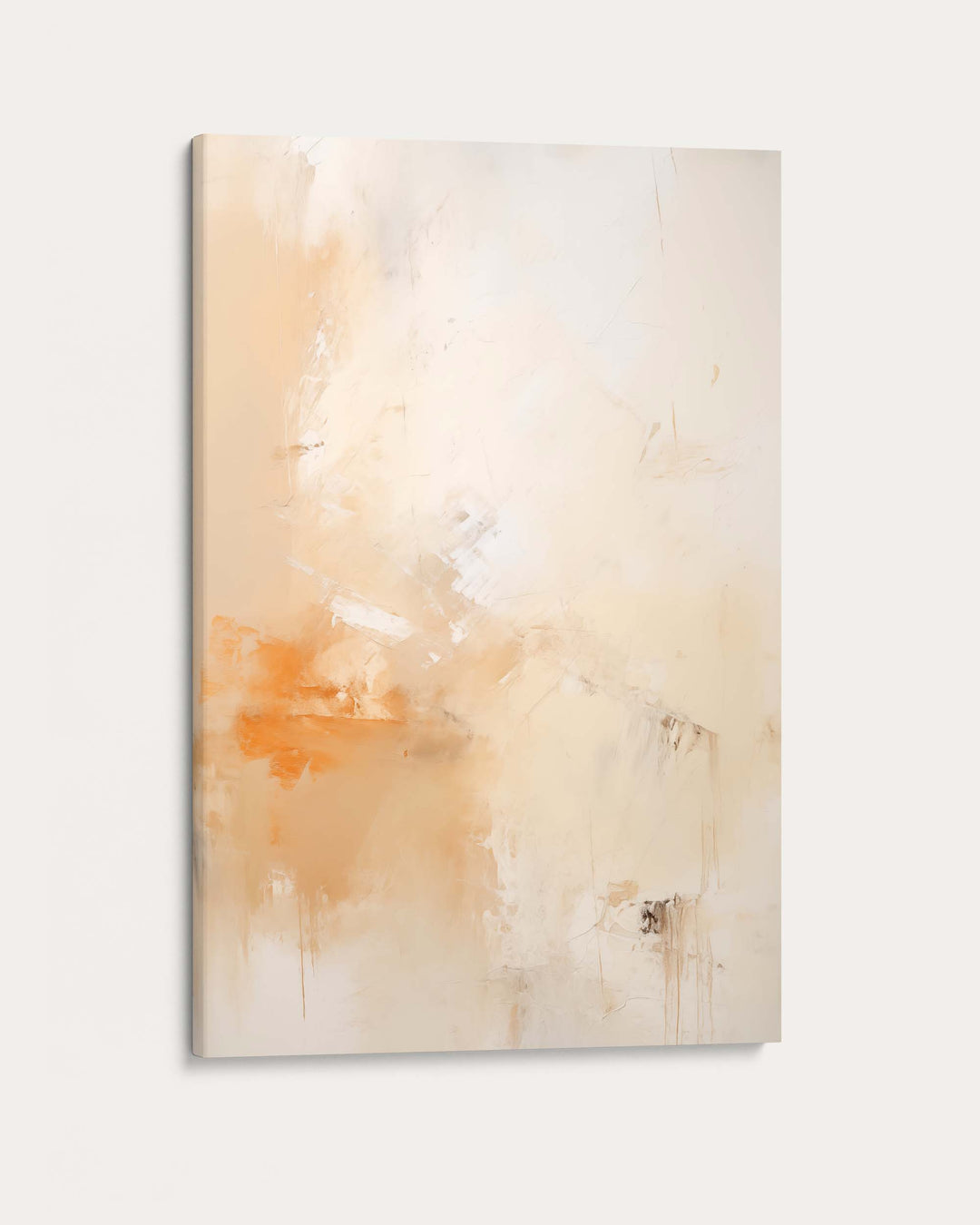 Abstract Peach Art Print