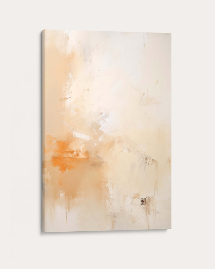 Abstract Peach Art Print