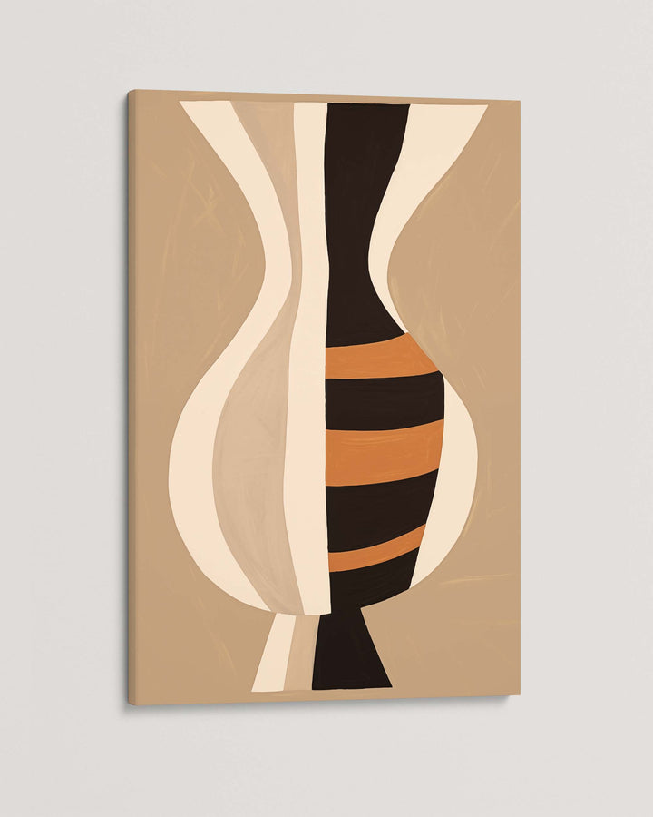 Stripes On Clay Art Print