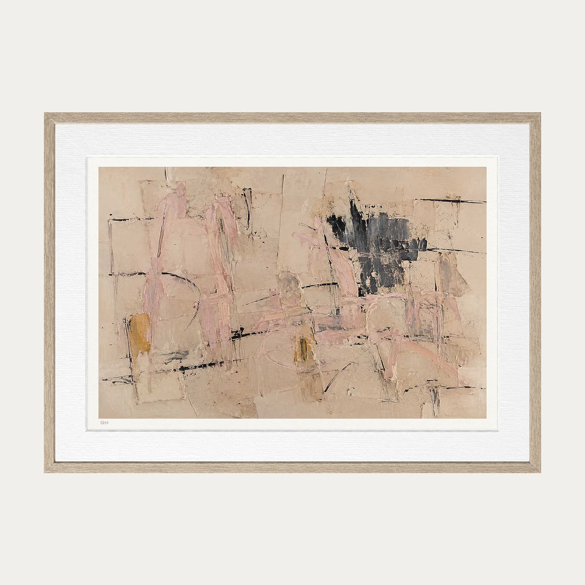 Between Spaces | Limited Edition Print — Oak Frame