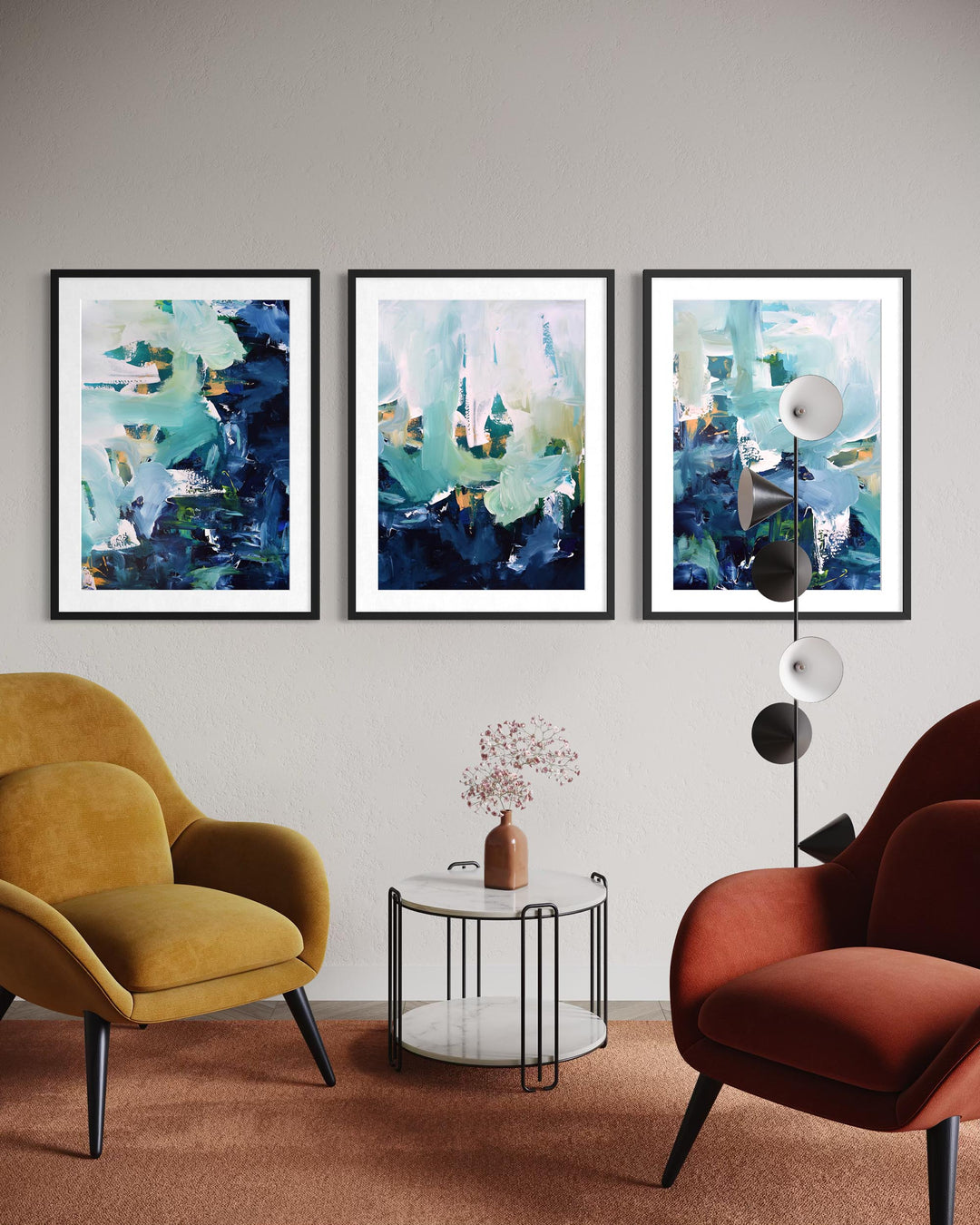 Abstract Landscape - Print Set Of 3