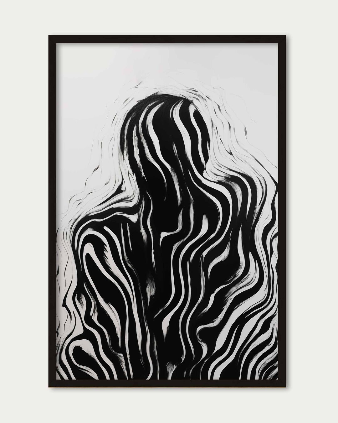 Monochrome Shadows II Art Print