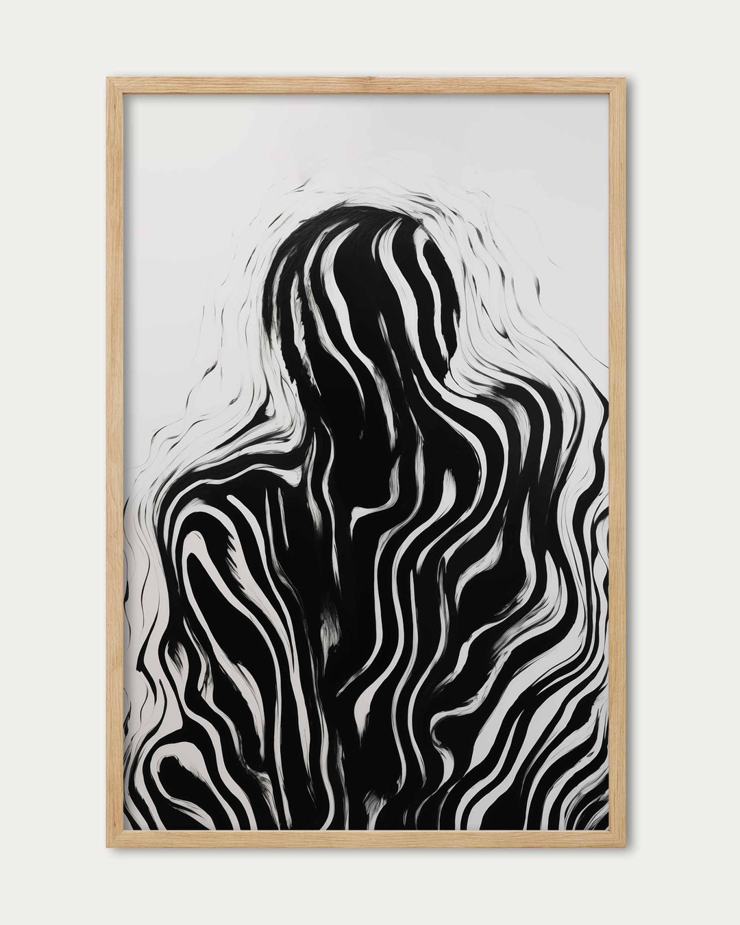 Monochrome Shadows II Art Print