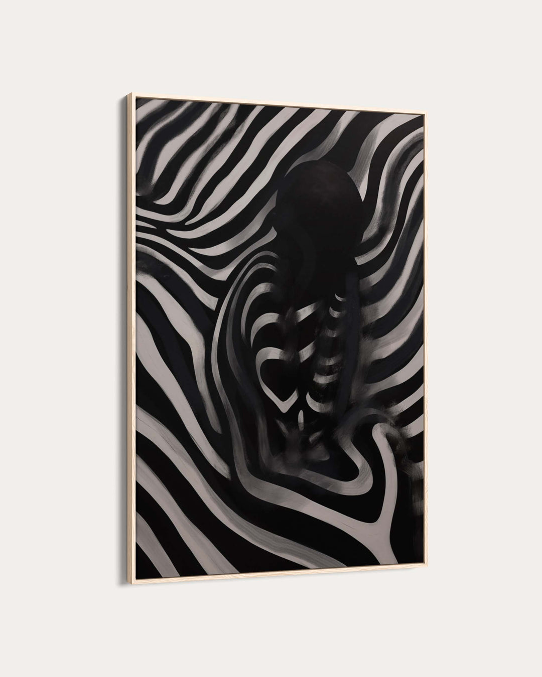 Monochrome Shadows IV Art Print