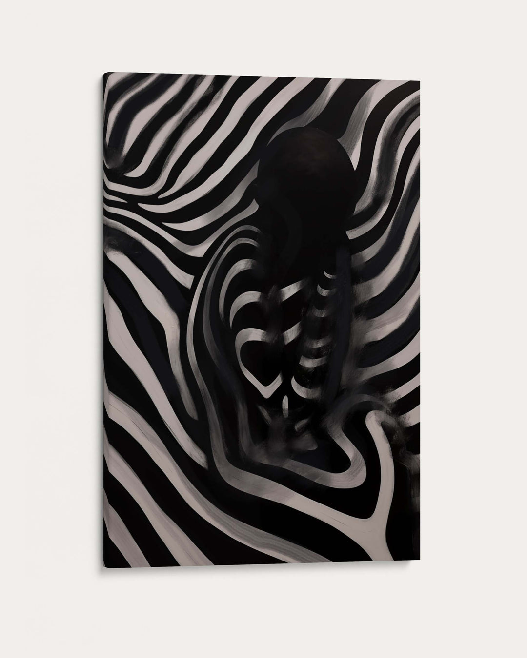 Monochrome Shadows IV Art Print