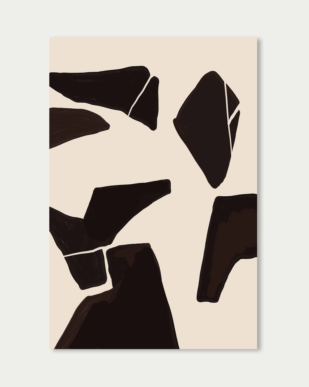 Abstract Monochrome Wall Art