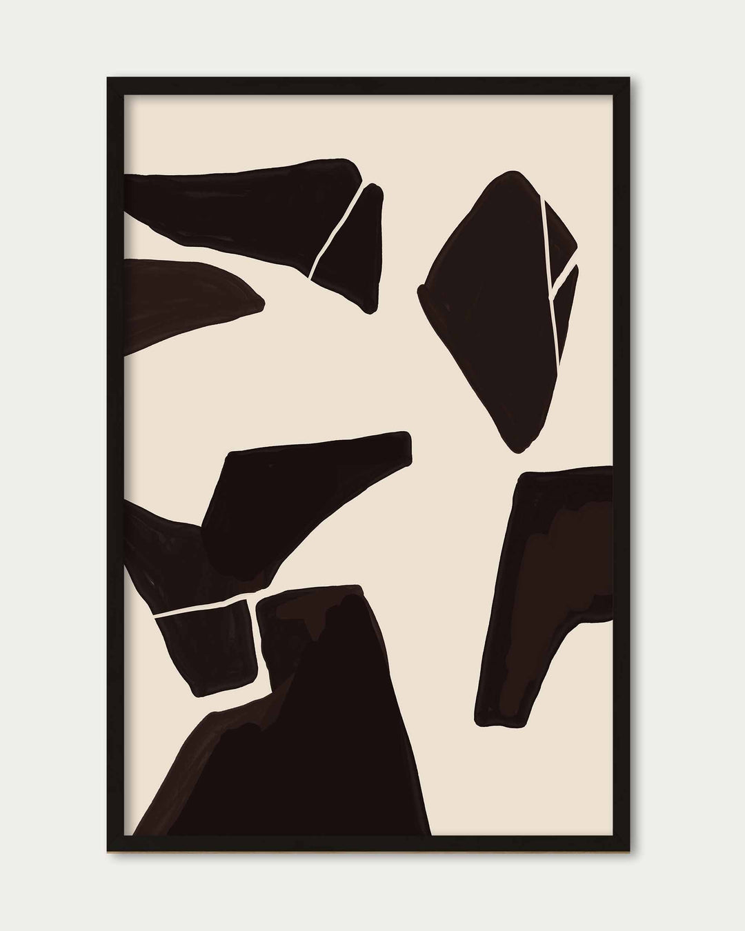 Abstract Monochrome Wall Art