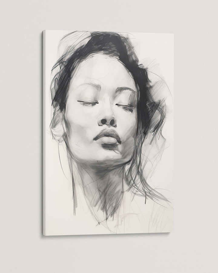 Lucille Pencil Drawing II Art Print