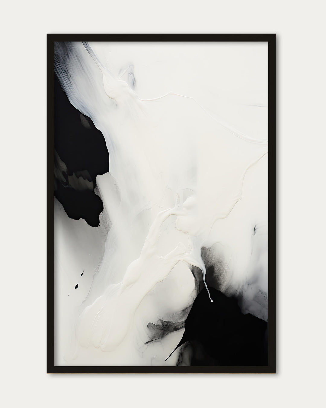 Mono Abstraction Art Print