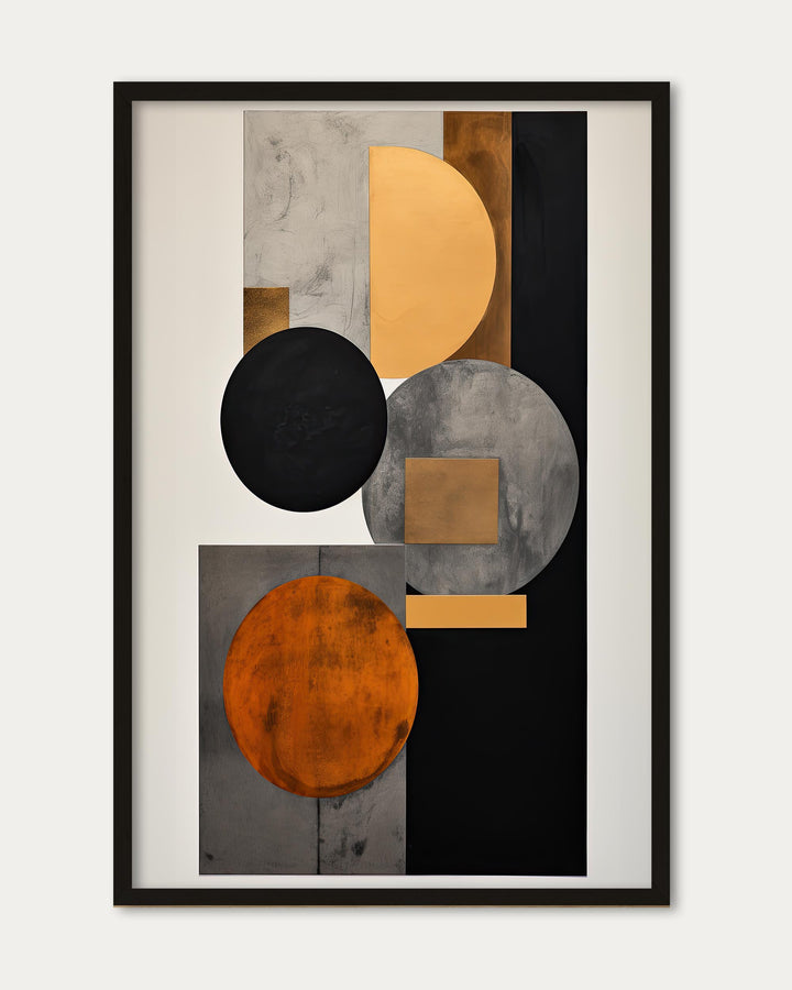 Retro Geometries II Art Print