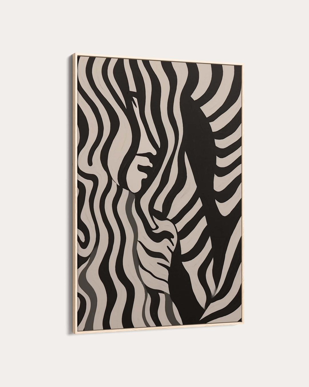 Monochrome Shadows Art Print