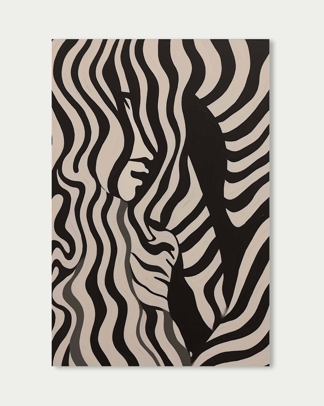 Monochrome Shadows Art Print