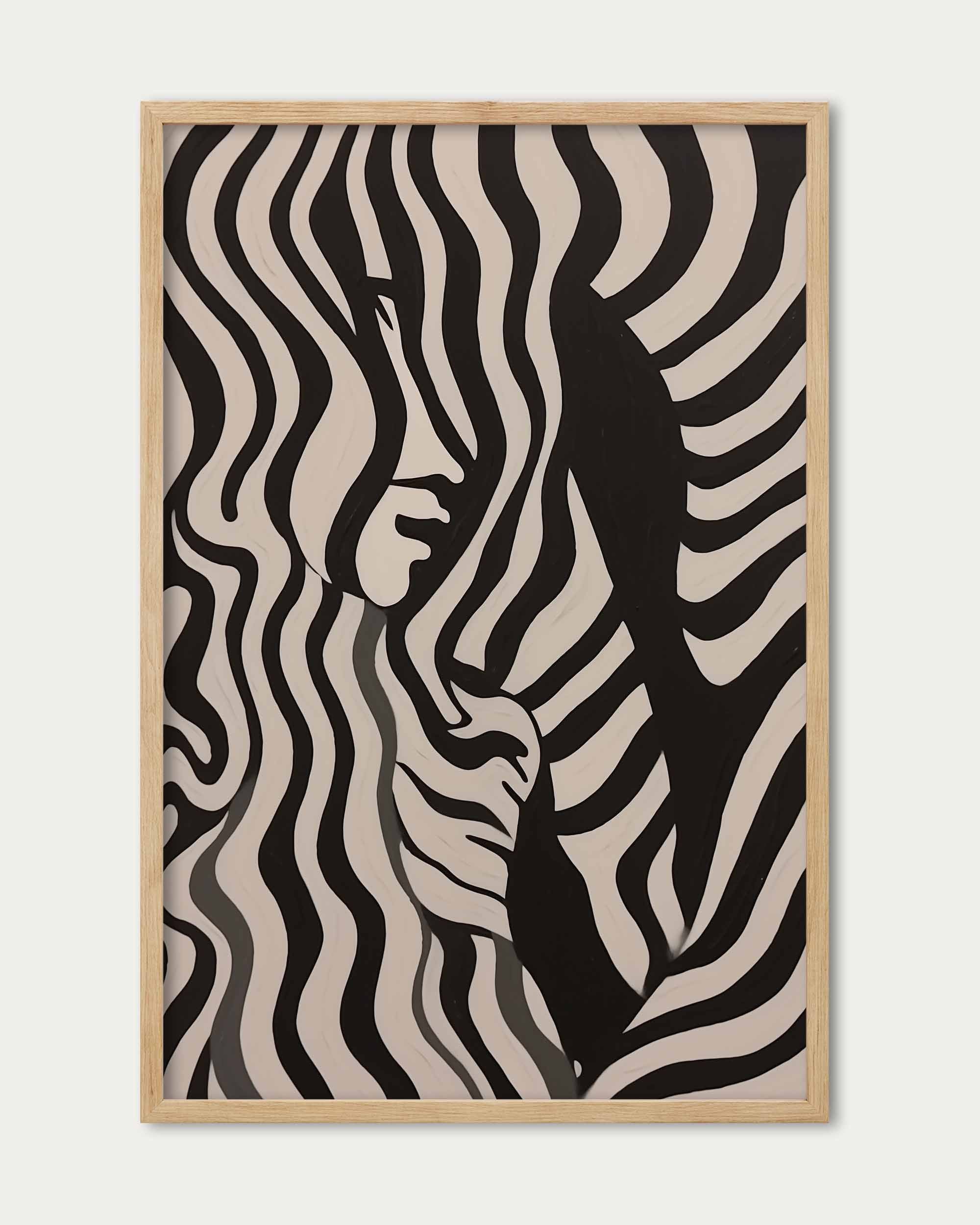 Monochrome Shadows Art Print