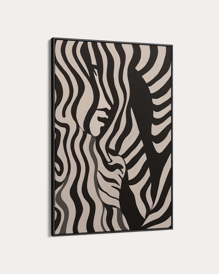 Monochrome Shadows Art Print