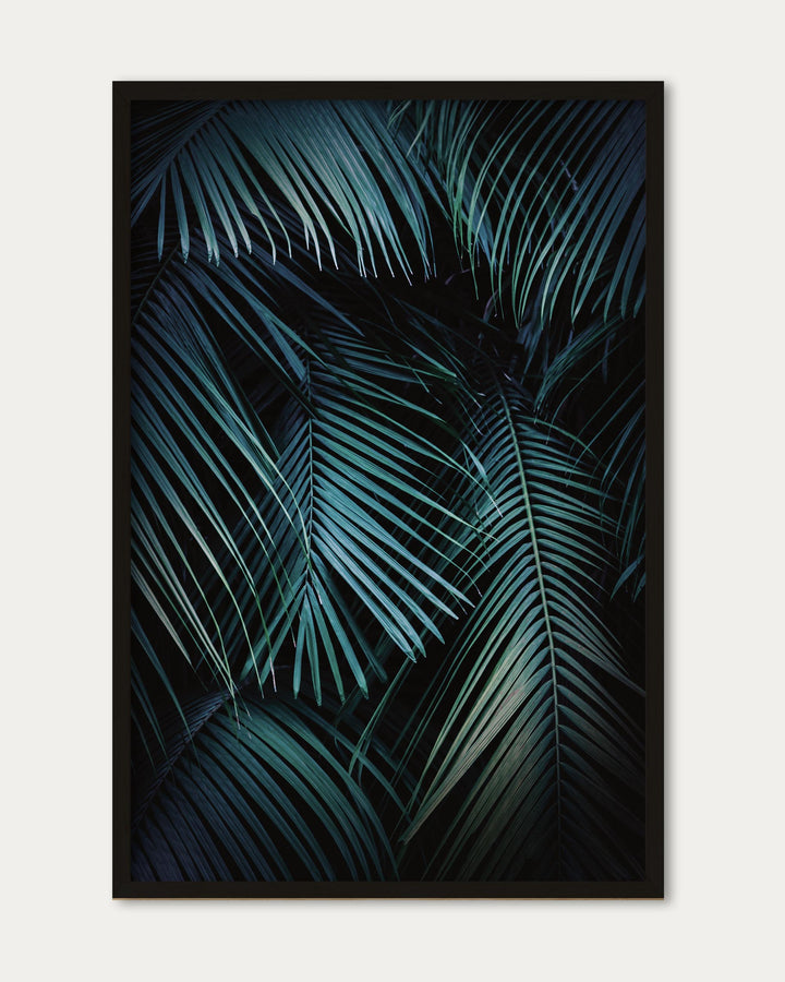 Dark Green Botanical Wall Art Print