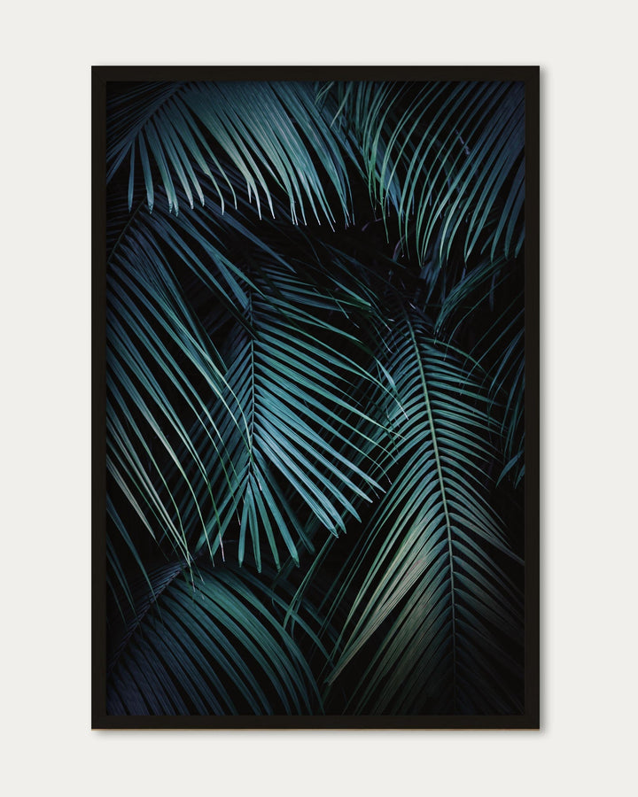 Dark Green Botanical Wall Art Print