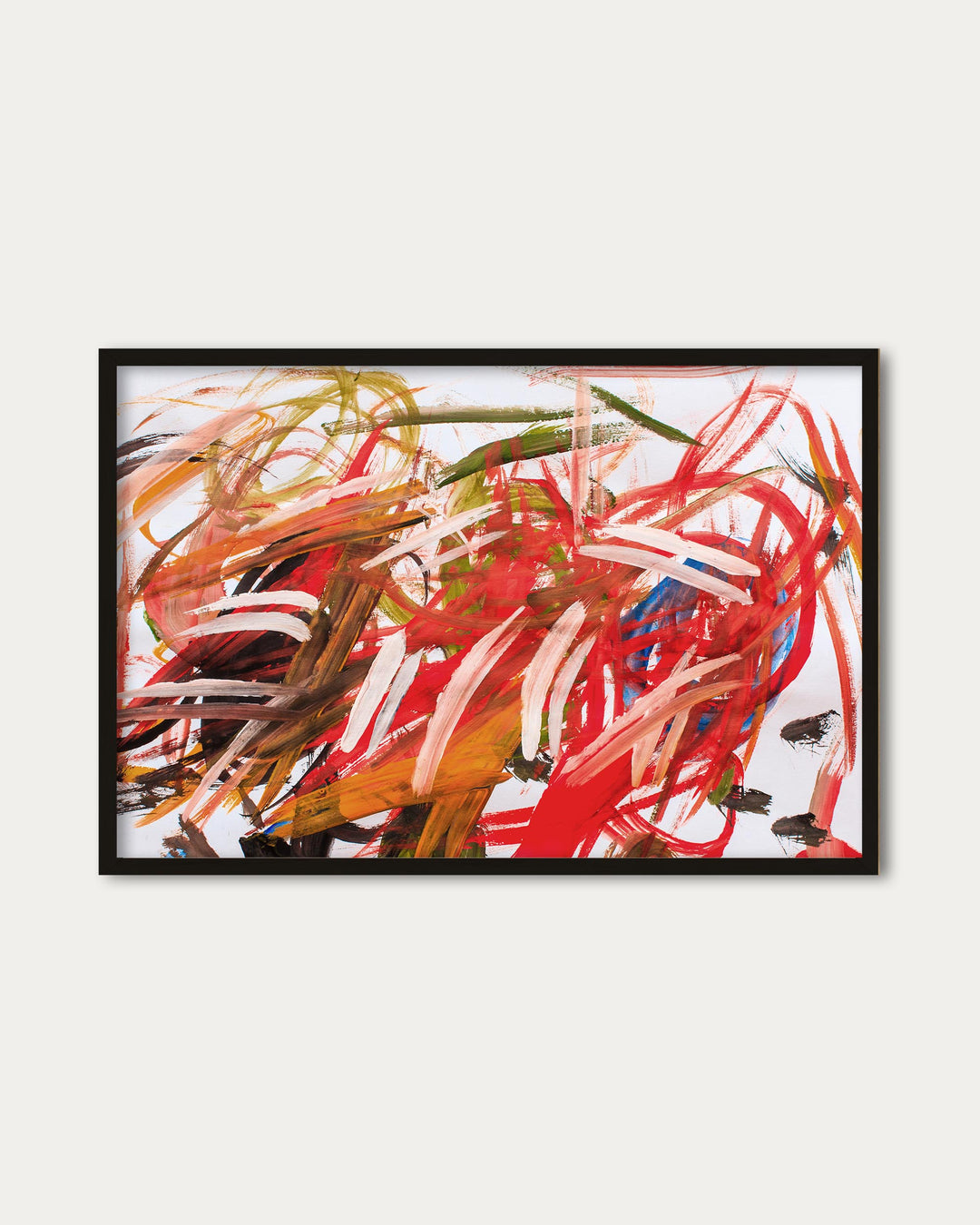 Abstract Brushstrokes Wall Art Print