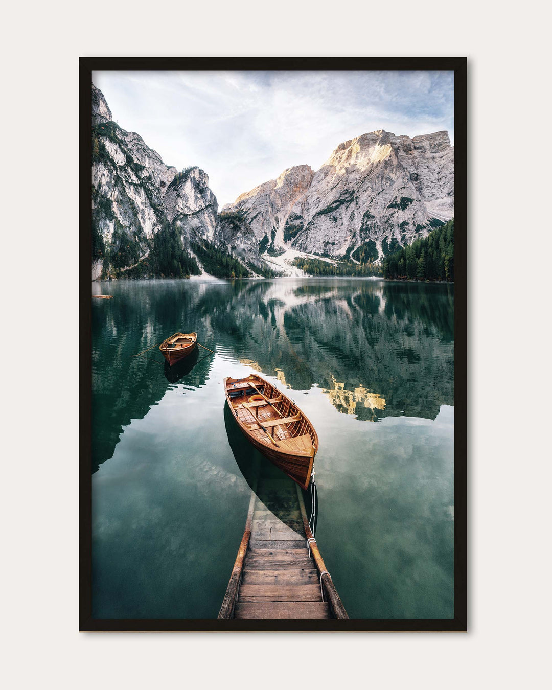 Boat Lake Wall Art Print