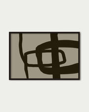 Brown Mono Tones II Art Print