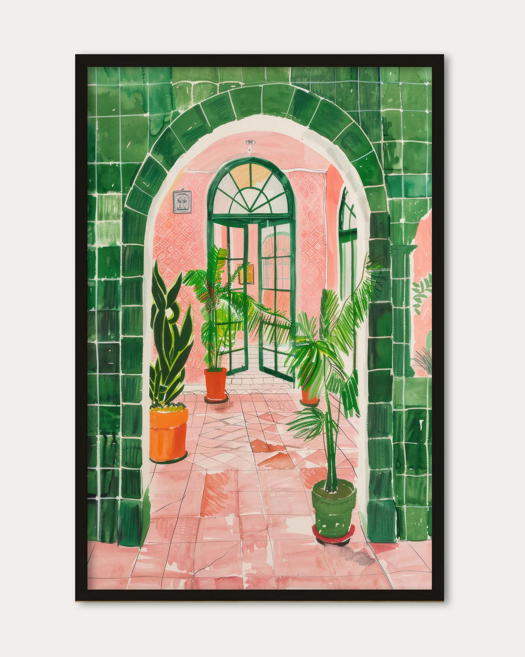 Tropical Resort Art Print