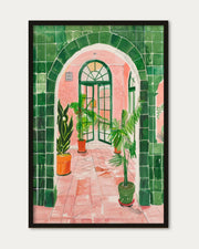 Tropical Resort Art Print