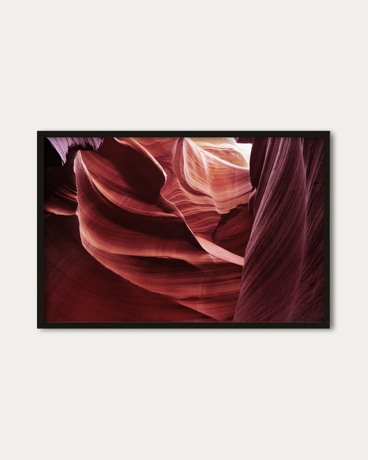 Red Valley Wall Art Print