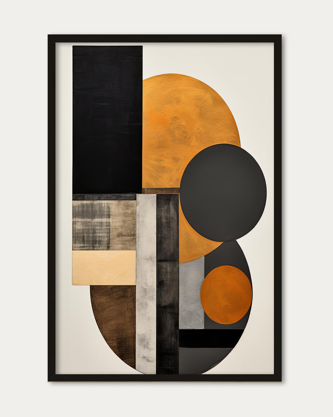 Retro Geometries III Art Print