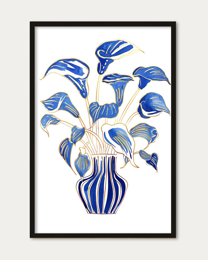 Lily Blue Art Print