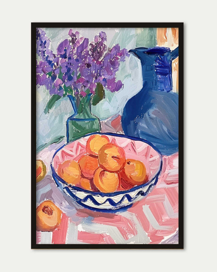 Peach Still Life Wall Art