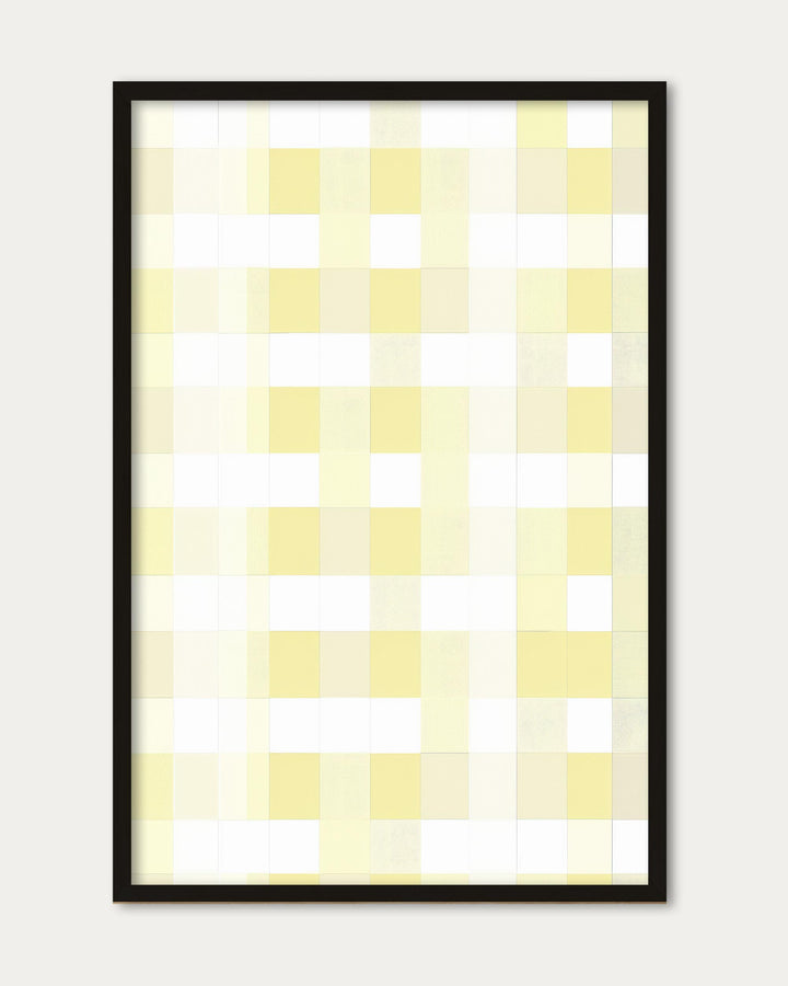 Yellow Pattern Art Print